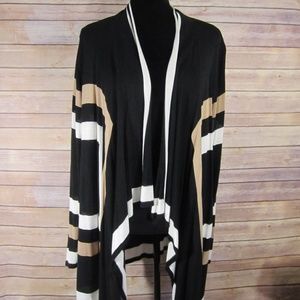 INC International Concepts Black Cardigan, 1X